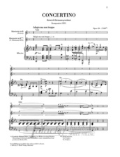 Concertino op. 26 for Clarinet and Orchestra - Piano reduction